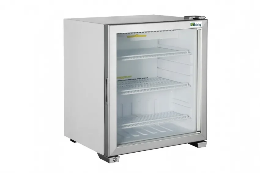Promotion Vitrine réfrigérée à poser 2 portes vitrées négative avec capacité 99 l