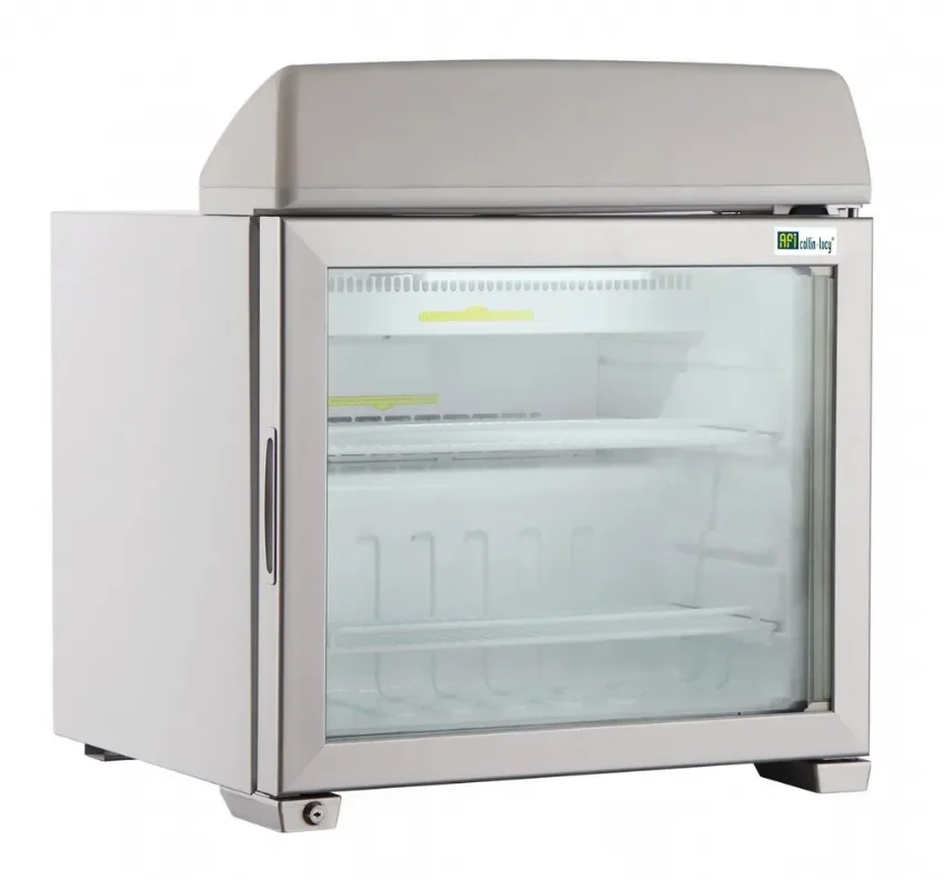 Vitrine réfrigérée à poser porte vitrée négative température -13/-22°c 49 l inox Meilleur Choix