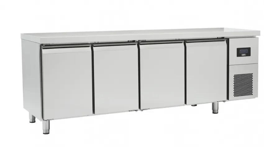 Table réfrigérée négative gn 1/1 sans dosseret 4 portes température -5/-22°c Prix Réduit