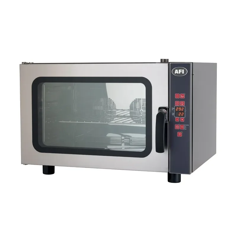 Jusqu’à Épuisement Des Stocks Four à convection porte battante humidificateur triphasé avec 4 niveaux gn 1/1