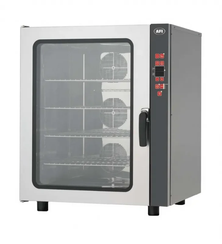 Offre Limitée Four à convection avec humidificateur commandes mécaniques 10 niveaux gn 1/1