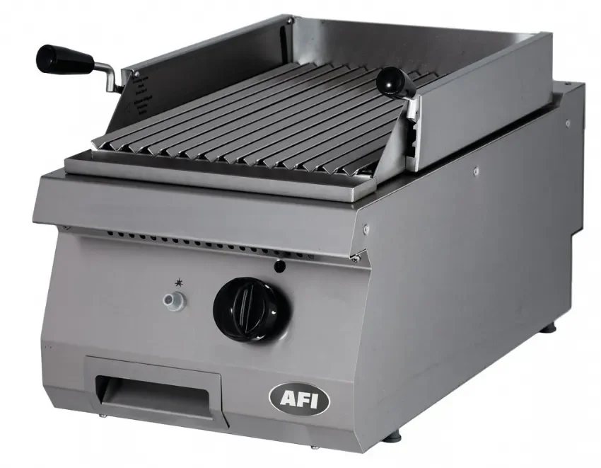 Commander Maintenant Grill gaz à pierres de lave à poser 1 zone puissance 7 kw - 400x700x280 mm