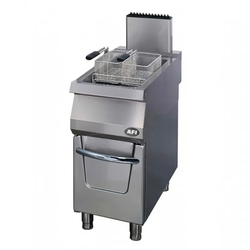 Prix Choc Friteuse à gaz sur coffre commandes mécaniques avec cuve 22 l