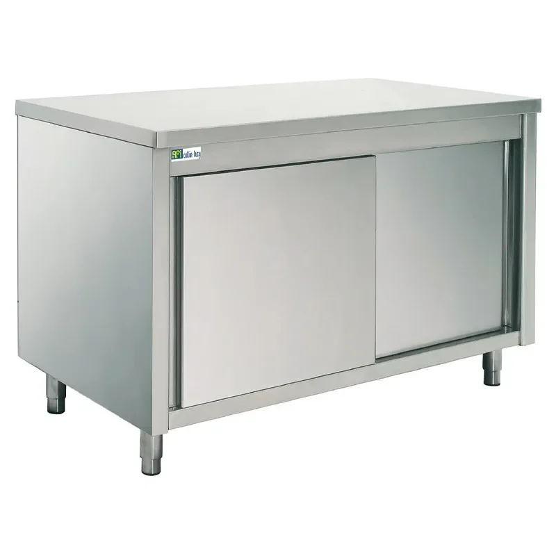 Bon Plan Meuble bas de rangement neutre inox avec dessus inox