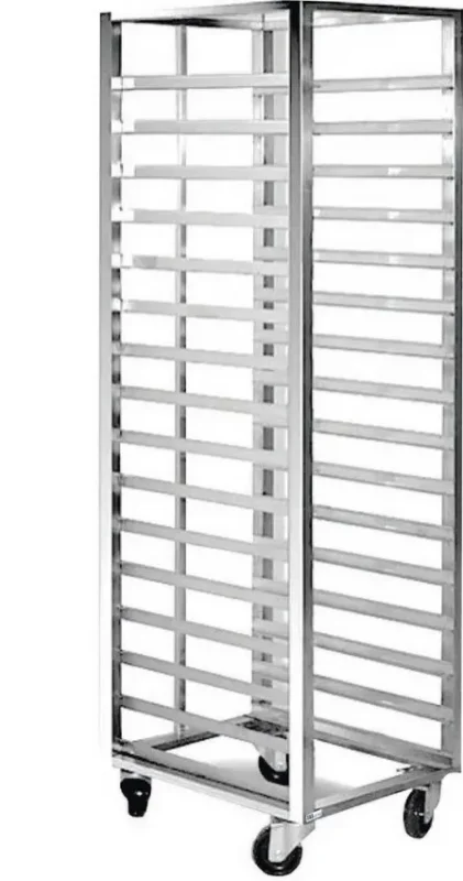Chariot porte bacs gn 2/1 inox 15 niveaux - 750x650x1600mm Prix Bas