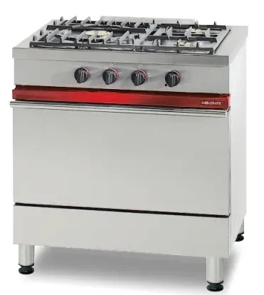 Offre Spéciale Fourneau à gaz 3 feux vifs sur four à gaz - 620x400 mm