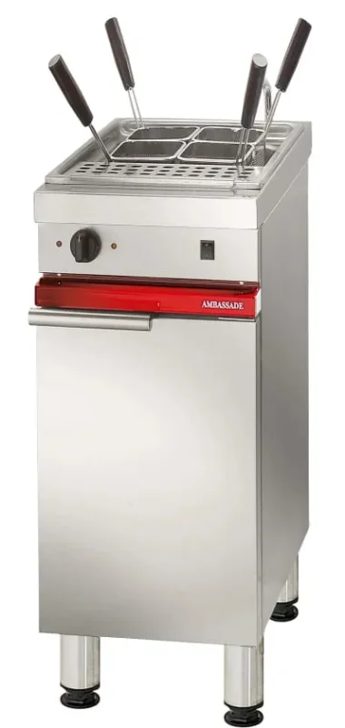 Cuiseur à pâtes électrique sur armoire - 400x650x900 mm Populaire
