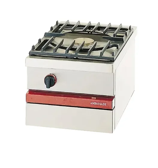 Fourneau à gaz 1 feu vif 7 kw à poser - 400x650x300 mm Promotion Saisonnière
