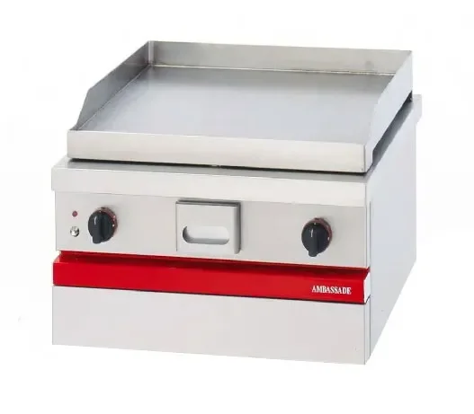 Produit De Marque Gril en chrome lisse électrique à poser 600x650x300 mm