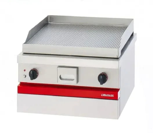 Offre Exclusive Gril en acier nervuré électrique à poser 600x650x300 mm