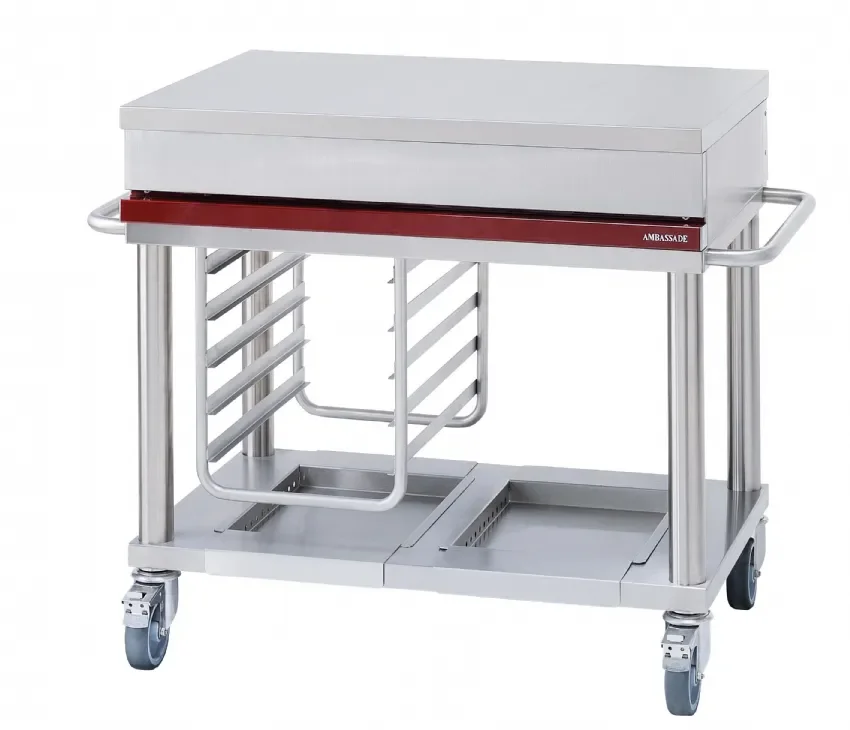 Table de préparaion et de rangement sur roulette 1200x650x950 mm Offre Limitée