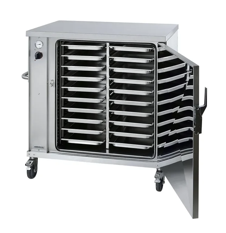 Nouveauté Étuve électrique à convection 20 niveaux gn 1/1 sur roulette