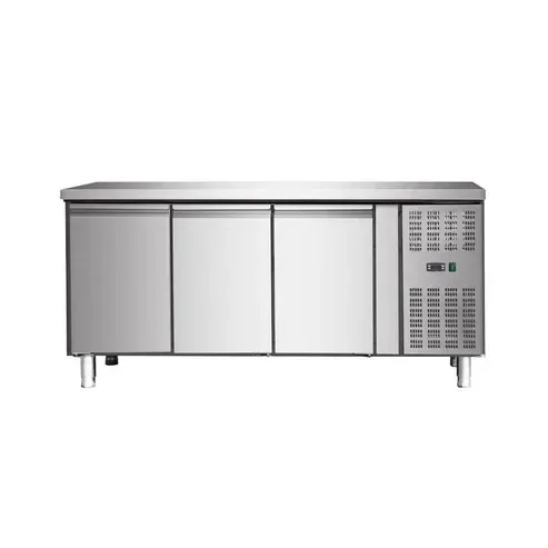 Desserte réfrigérée professionnelle 3 portes ventilées 417 l -2 / +8°c Nouvelle Collection