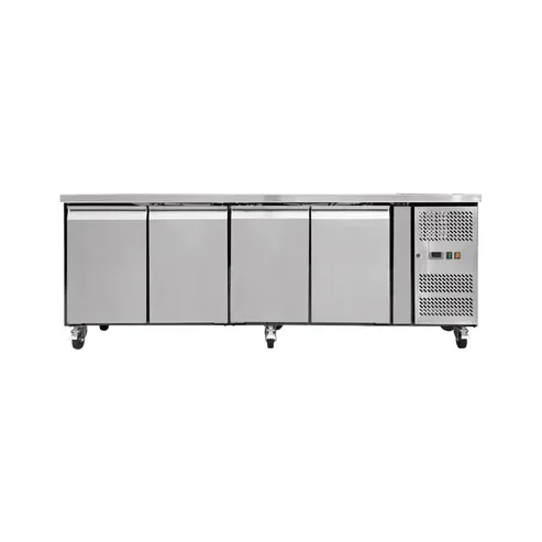 Desserte réfrigérée professionnelle 4 portes ventilées 553 l -18 / -22°c Acheter En Ligne