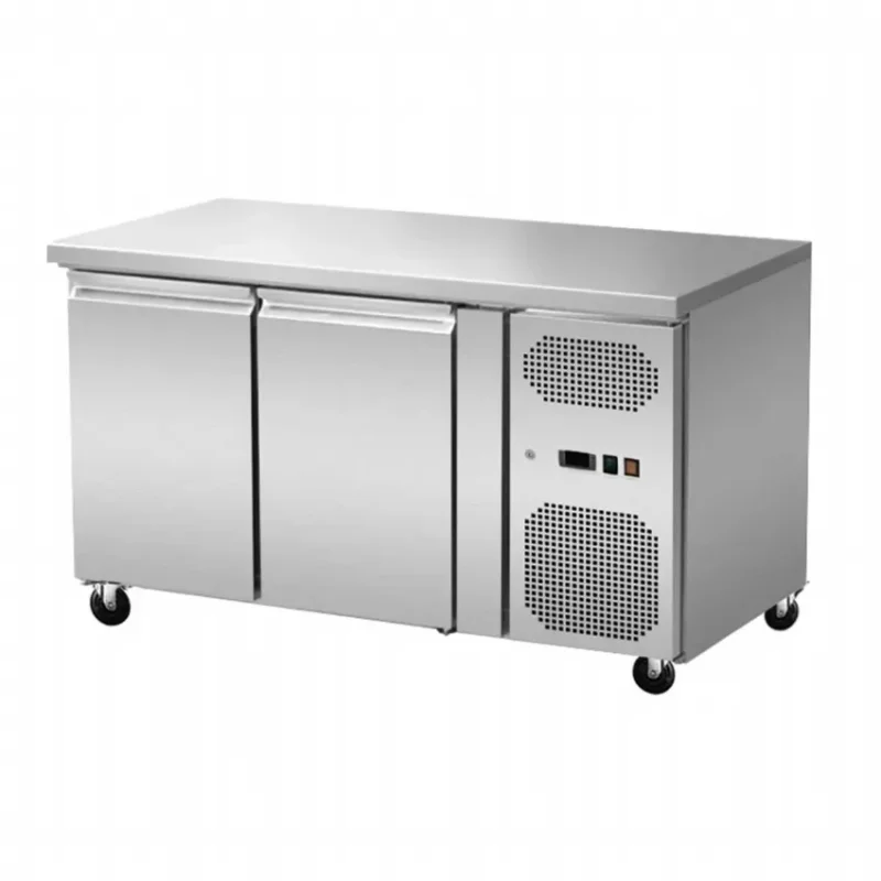 Dernière Chance Table réfrigérée professionnelle 2 portes 282 l ventilé -18 / -22°c