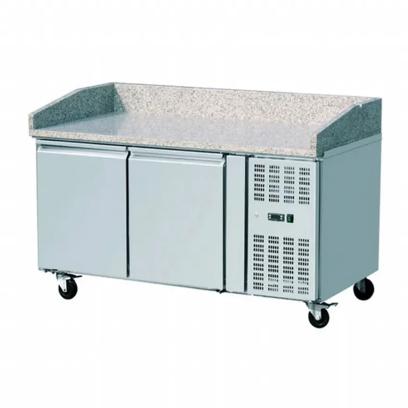 Table a pizza 2 portes 390 l positive ventilée Prix Bas