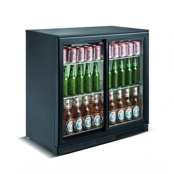 Arrieres bar professionnel 2 portes coulissantes capacité de 228 l Livraison Gratuite