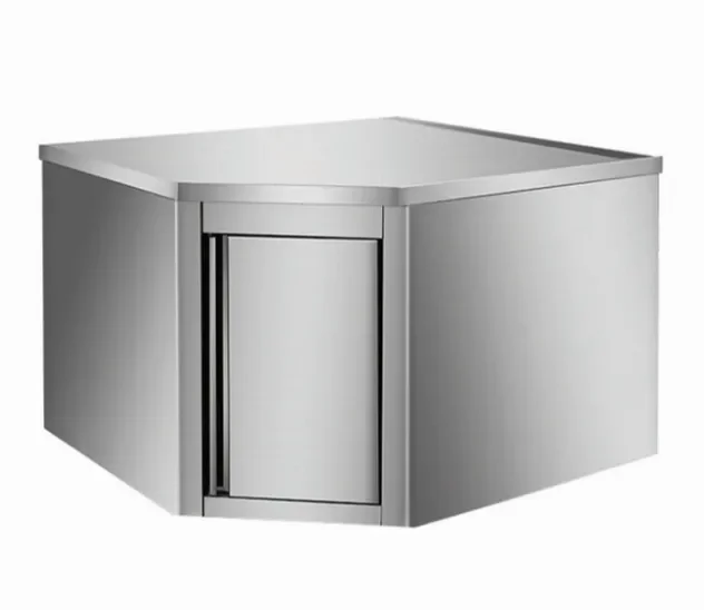 Placard muraux en inox professionnel d'angle 700x700x400mm Super Prix
