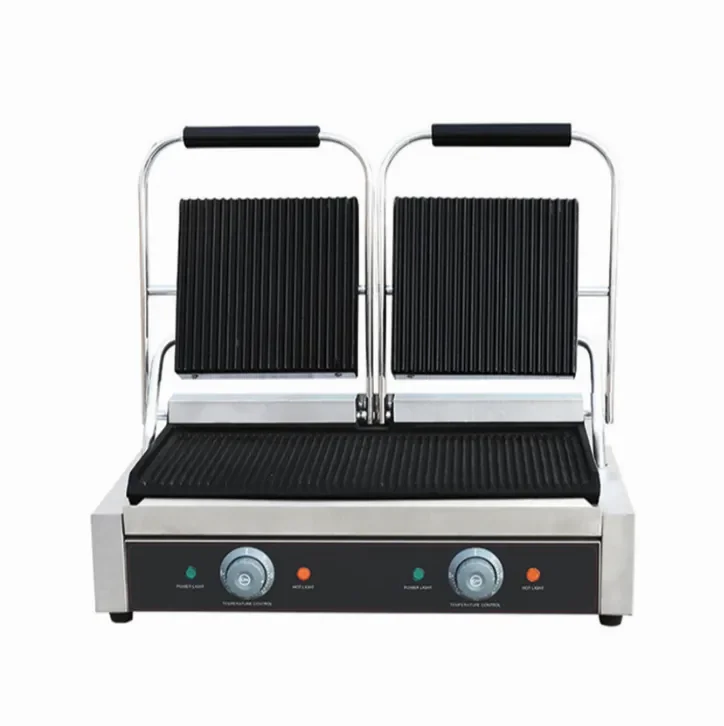 Promotion Saisonnière Machine a panini double 580x410x190mm