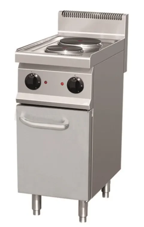 Fourneau professionnel électrique 2 feux vifs 2,6 kw et 2 kw Meilleure Vente