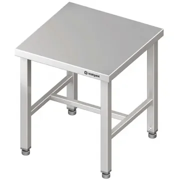 Expédition Rapide Table de travail inox reforcé centrale sans étagères 1100x800x900 à monter