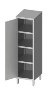 Bon Marché Armoire inox de rangement portes battantes 500x500x2000