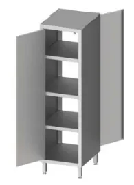 Promotion Saisonnière Armoire inox traversante portes battantes 400x700x1800