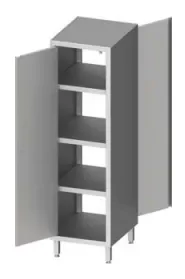 Promotion Armoire inox traversante portes battantes 600x500x2000