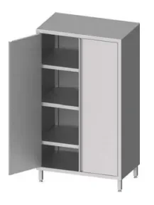 Nouvel Arrivage Armoire inox de rangement portes battantes 1100x600x1800