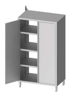 Armoire inox traversante portes battantes 700x600x1800 Commander Vite