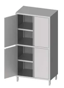 Meilleur Prix Armoire inox de rangement porte battante 700x800x2000