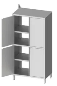 Réduction Armoire traversante portes battantes 700x600x1800 inox