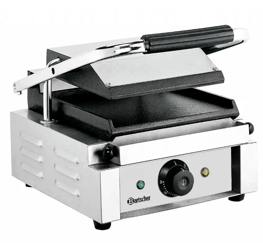 Pas Cher Grill de contact simple électrique professionnel et lisse - 290x395x210 mm