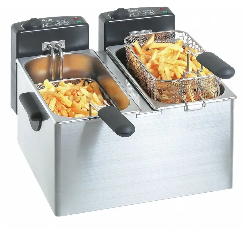 Affaire À Saisir Mini friteuse à poser 2x4 l - 400x540x280 mm