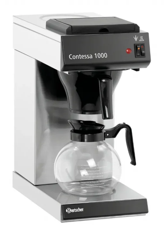 Machine à café grise à poser professionnelle 1.8 l - 215x385x460 mm Remise