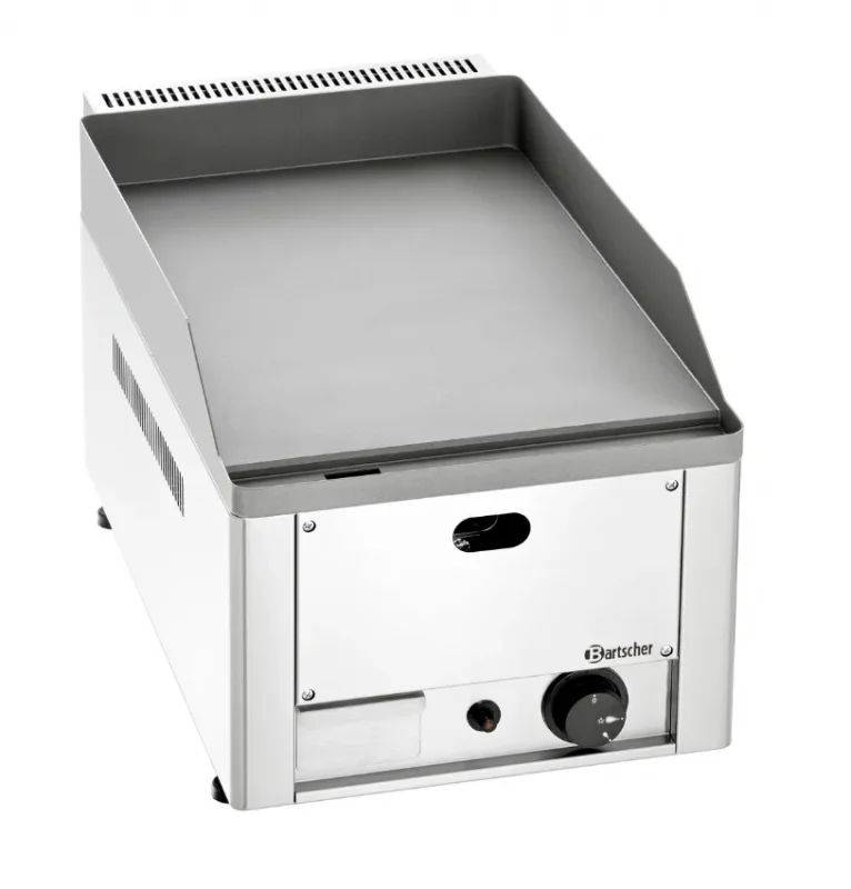 Plancha gaz professionnel à poser plaque lisse - 325x580x310 mm Soldes
