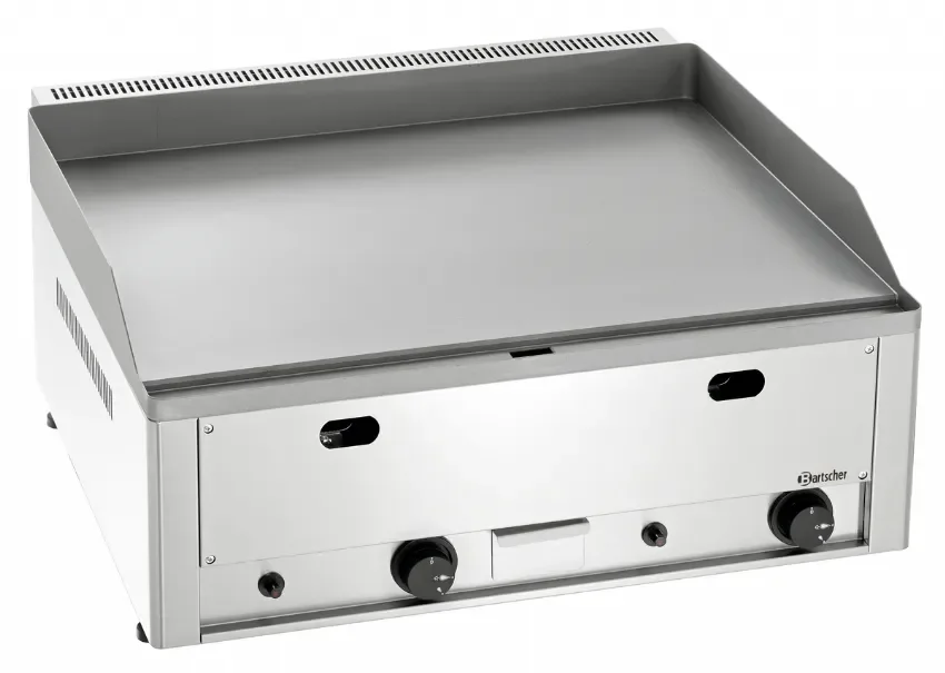 Offre Exclusive Plancha gaz professionnel à poser plaque lisse - 660x580x310 mm