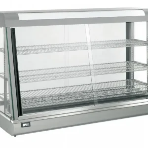 Vitrine chauffante avec portes coulissantes 3 niveaux 373 l - 1200x480x790 mm Marque
