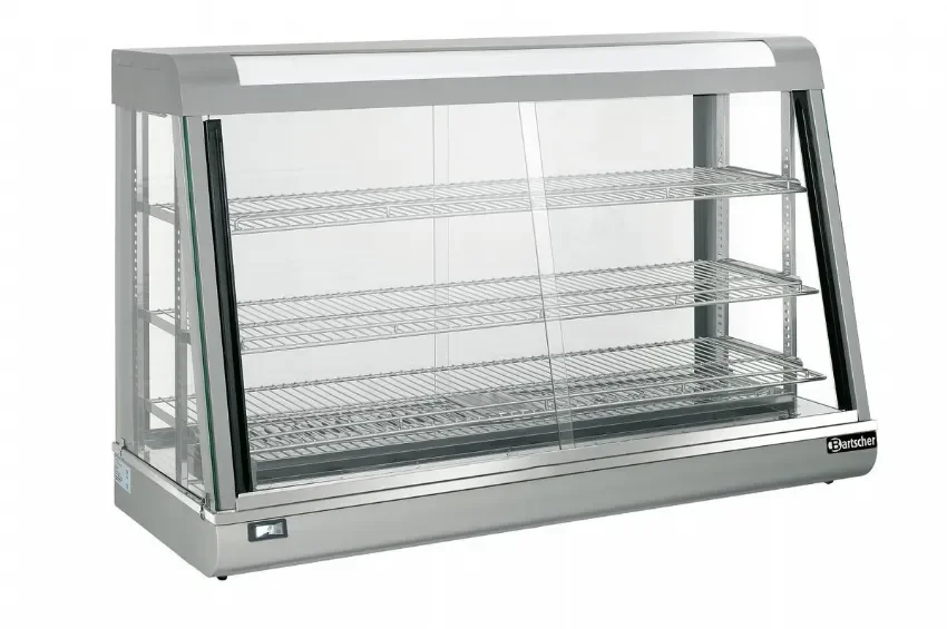 Vitrine chauffante avec portes coulissantes 3 niveaux 373 l - 1200x480x790 mm Marque