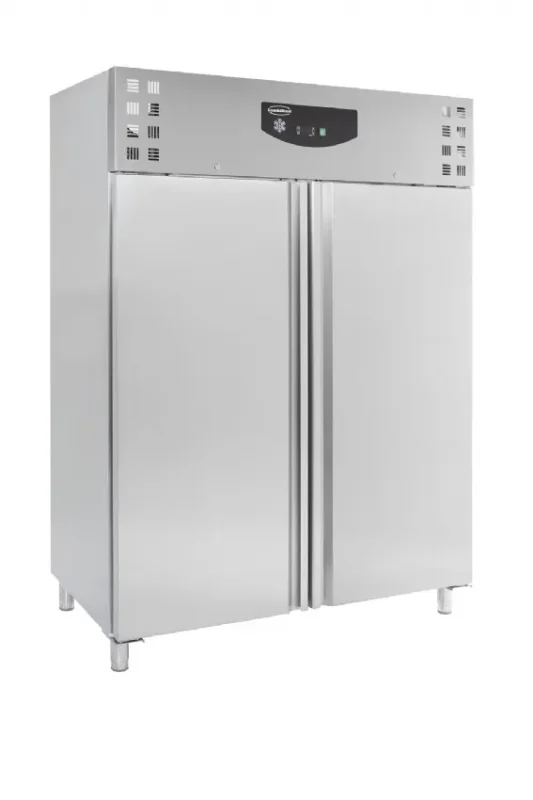 Congélateur professionnel en inox avec 2 portes 1410 litres - 1480x830x2010 mm Dernier Modèle