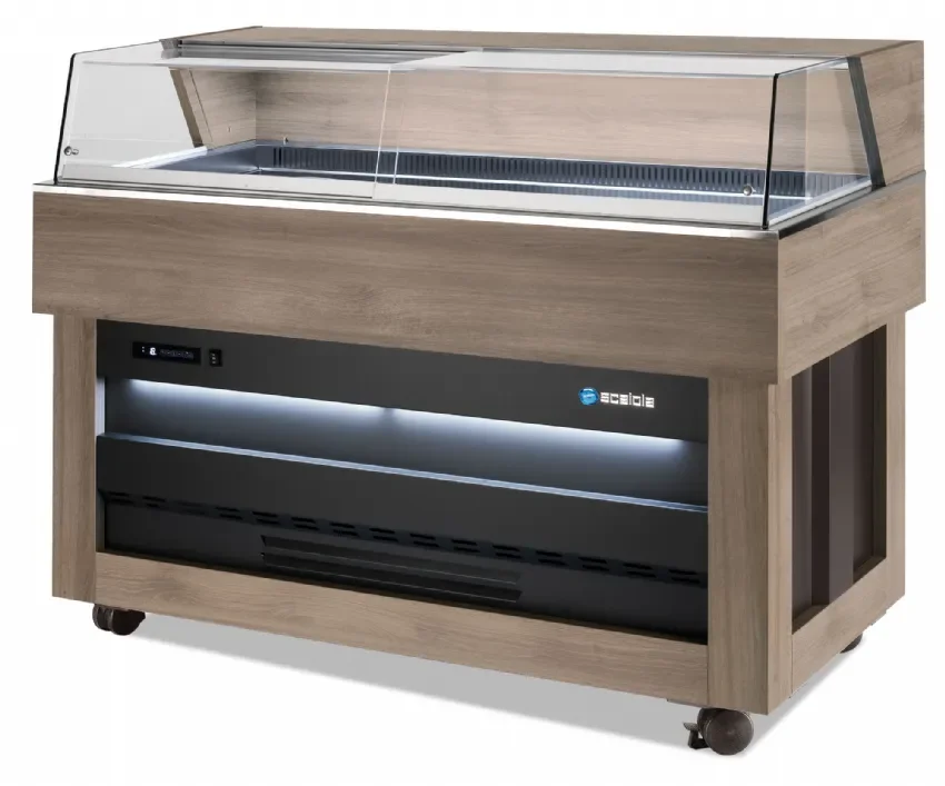 Super Prix Buffet présentation libre service vitré pour charcuterie poisson +3/+10°c - 1480x720x1150 mm