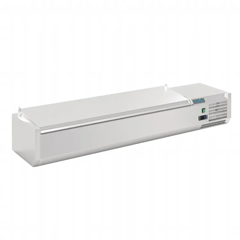 Top Vente Saladette à poser avec couvercle série g 7x gn 1/4