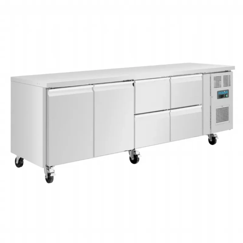 Acheter En Ligne Table réfrigérée positive 2 portes 4 tiroirs série u 476l