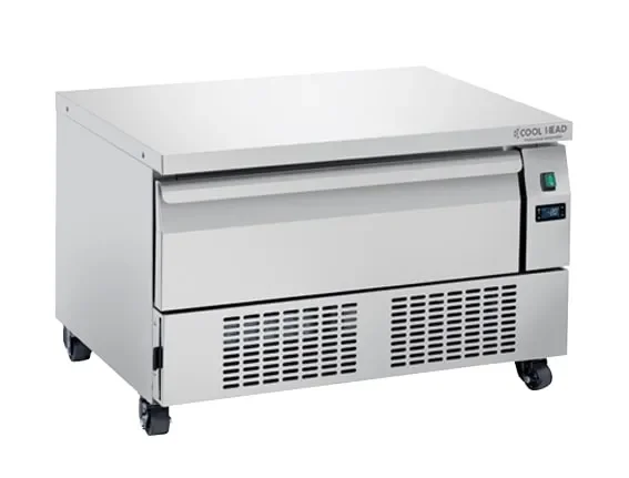Soubassement réfrigérée simple 1 tiroir coulissant commutable n.2 plateaux gn1/1 Offre Spéciale