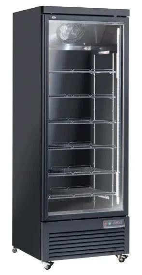 Expédition Rapide Armoire à boissons 1 porte vitrée 600 litres 750x740x2040 mm noire