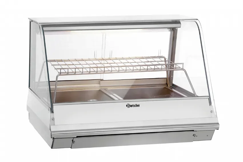Commande En Gros Vitrine chauffante à poser 2 niveaux 95 litres - 755x785x560 mm