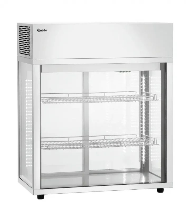 Vitrine réfrigérée pour pâtisseries avec 2 tablettes intermédiaires 77 litres - 805x445x935 mm Jusqu’à Épuisement Des Stocks