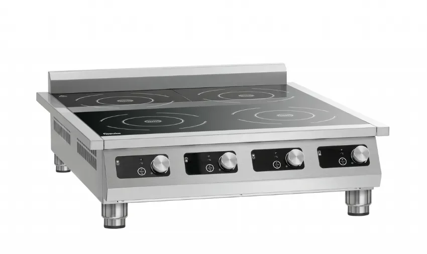 Réchaud à induction électrique professionnelle 4 zone de cuisson - 792x900x234 mm Top Vente