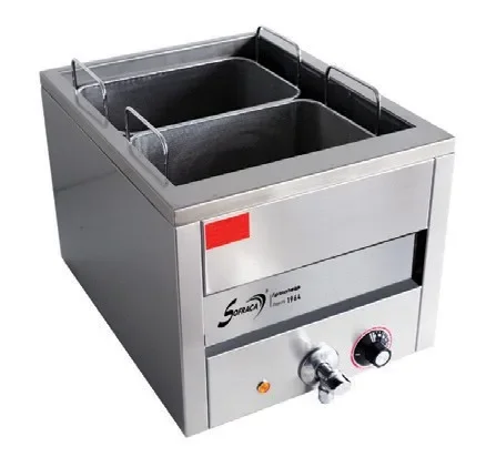 Livraison Gratuite Cuiseur à pâtes 2 paniers 15 l - 350x500x300 mm
