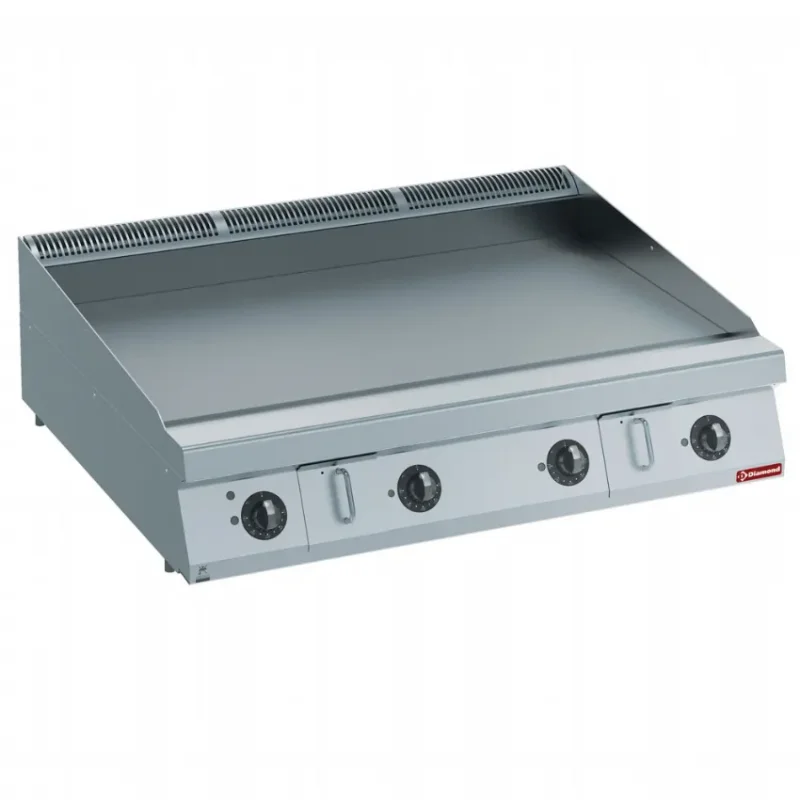 Produit De Marque Plaque de cuisson électrique à poser hp plaque lisse nitro chrome